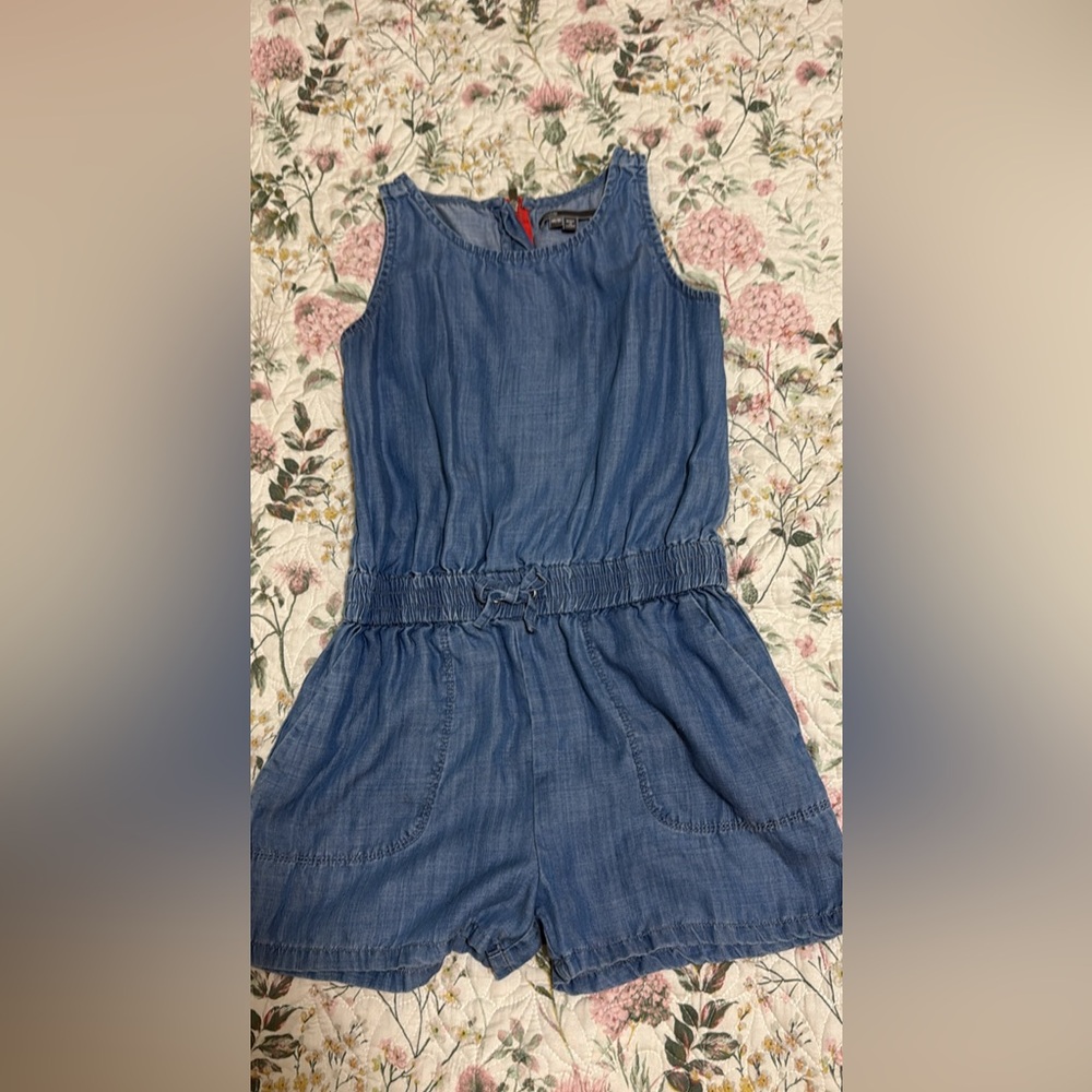 Vince Kids Chambray Romper